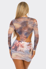 Angel Mesh Skirt Set