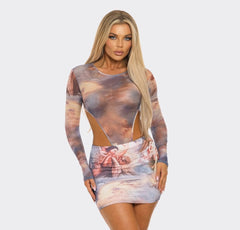 Angel Mesh Skirt Set