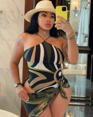 Tribal One Piece Swimsuit