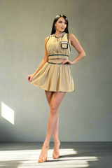 Min Rhinestone Skirt Set