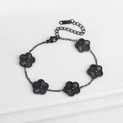 Blacked Out Clover Bracelet