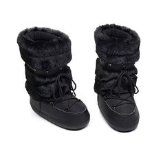 Black Snow Boots