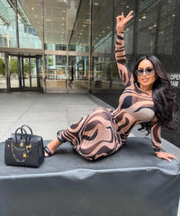 Charmwood Mesh Midi Dress