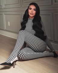 Houndstooth Jumpsuit