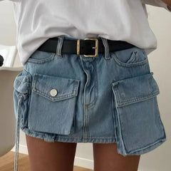 Denim Mini Skirt