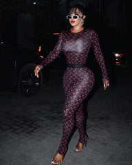 Moon Pants Set Black