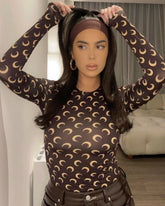 Moon Long Sleeve Brown