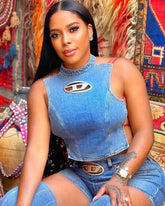 Dylan Denim Tank Top