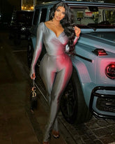 Tiana Pant Set Silver