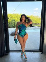 Emerald Edge One Piece Swimsuit