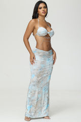Aquamarine Oasis Skirt Set