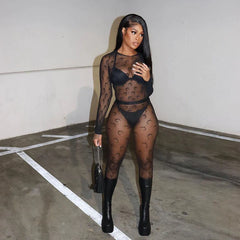 Moon Mesh Pant Set