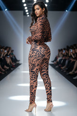 Leopard Print Pant Set