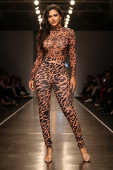 Leopard Print Pant Set