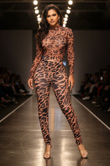 Leopard Print Pant Set