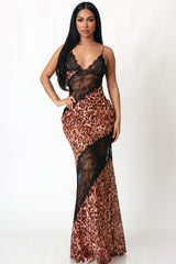 Miss Leopard Maxi Dress