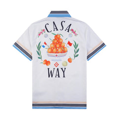 Orange Way Silky Top