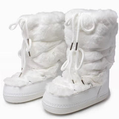 White Snow Boots