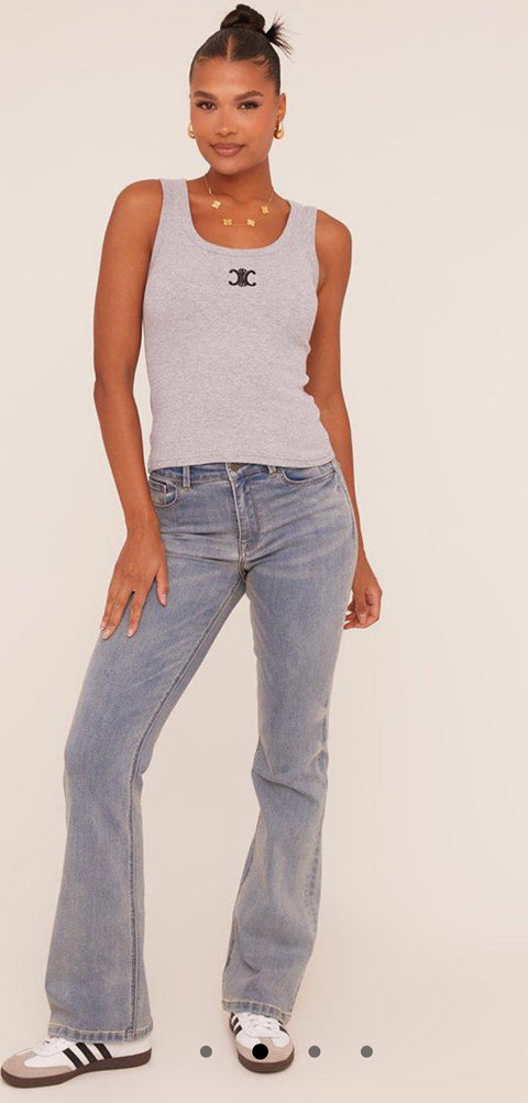Claire Grey Tank Top