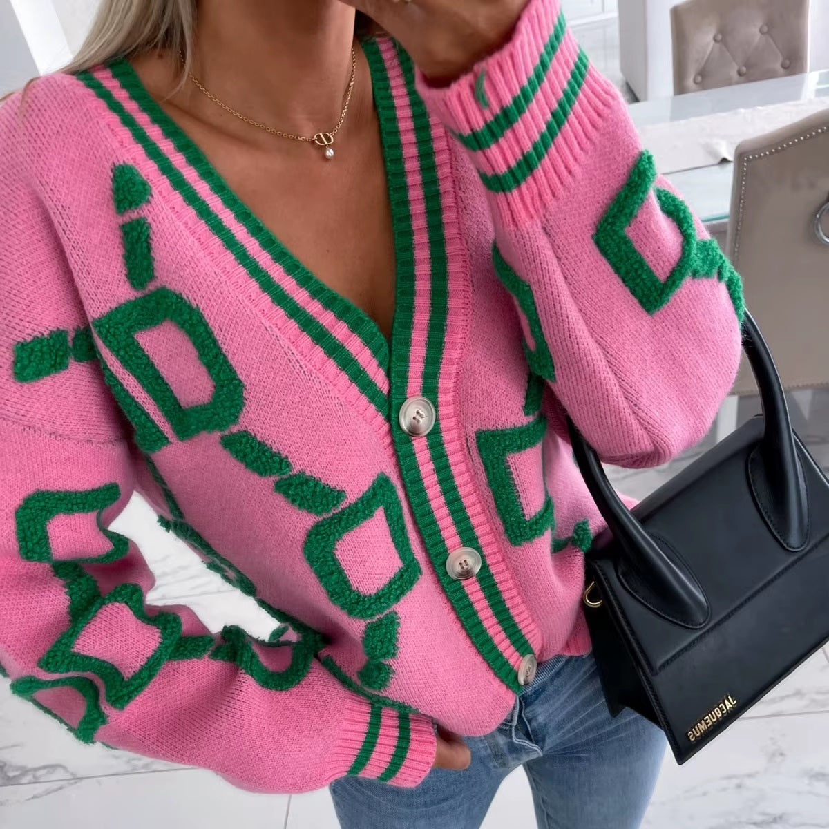 Chloe Cardigan Pink