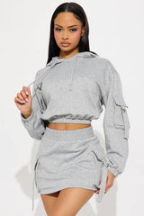 Arabella Skirt Set Grey