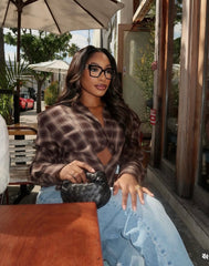 Buffalo Check Cinched Top