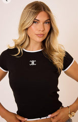 Claire Contrast Top