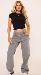 Claire Contrast Top