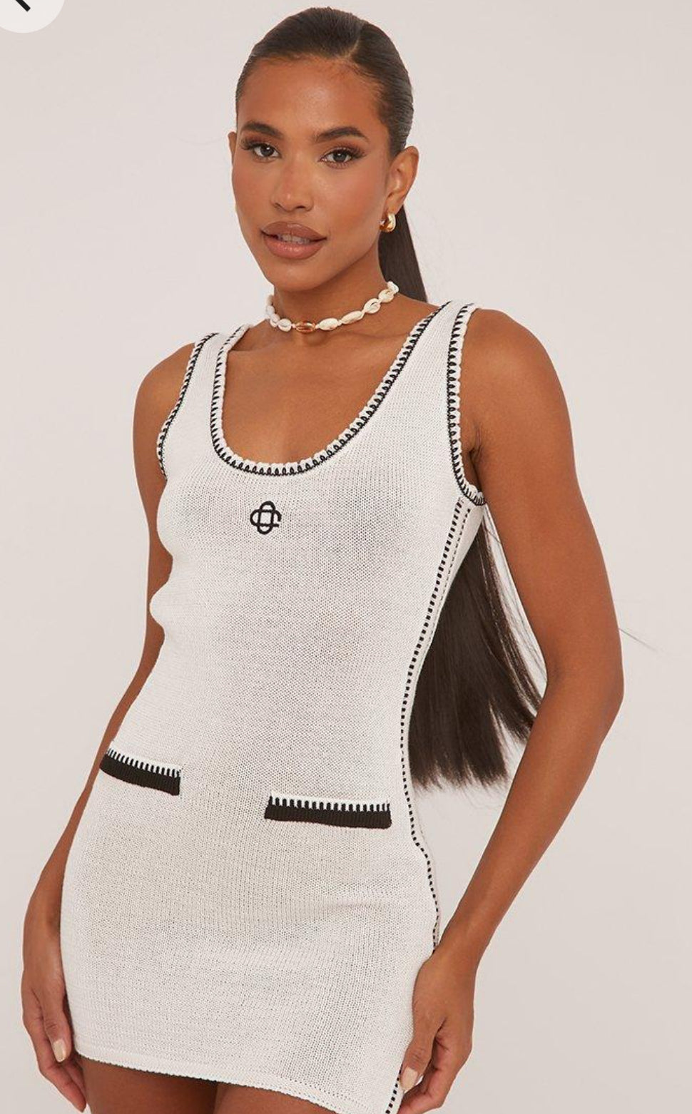 Jupiter Contrast Mini Dress