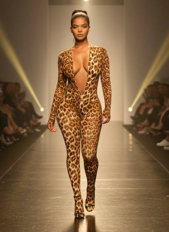 Leopard Jumpsuit