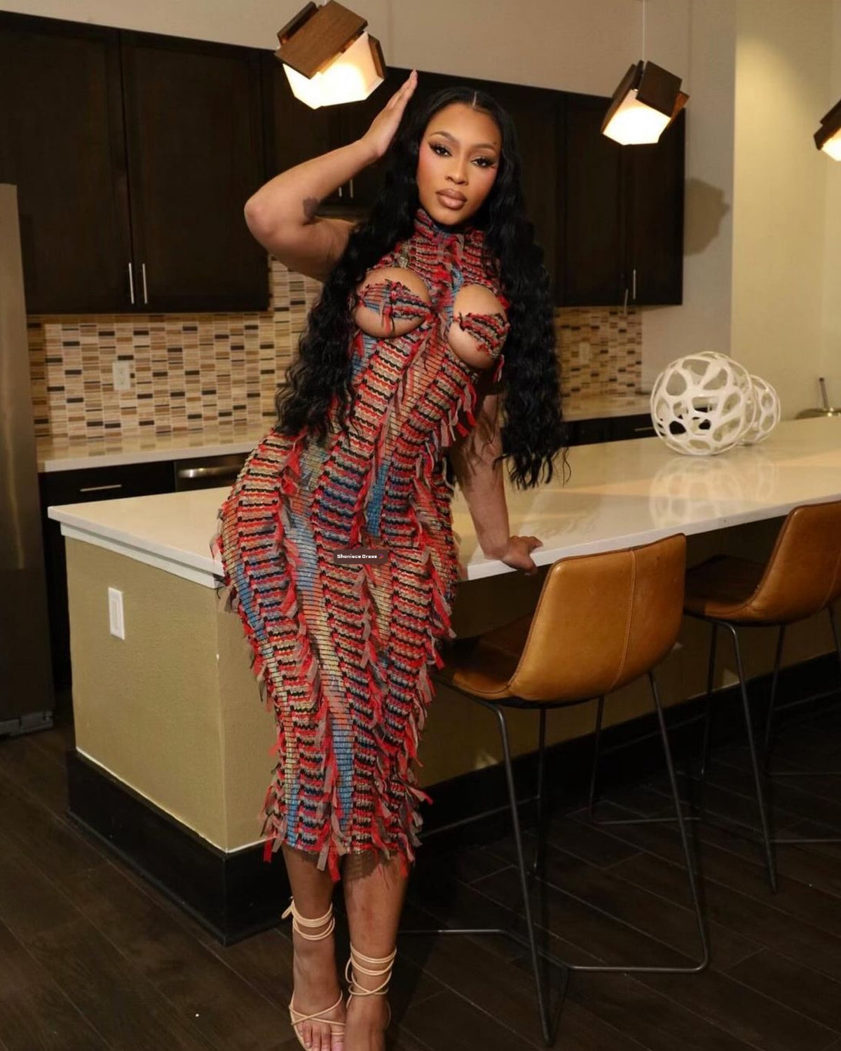 Tribe Midi Dress