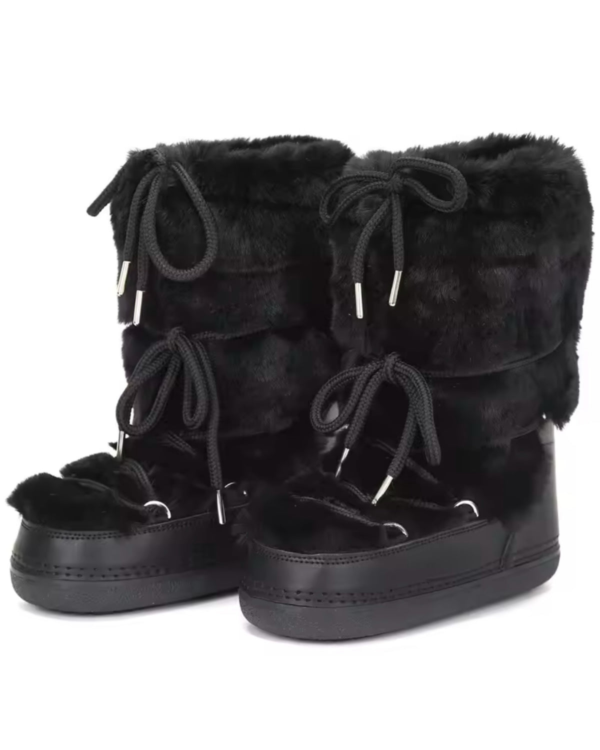 Black Snow Boots
