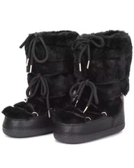 Black Snow Boots