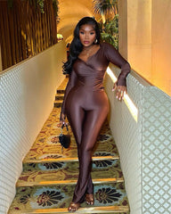 Tiana Pant Set Brown