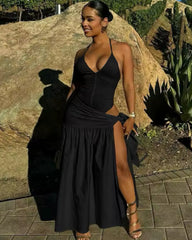 Tulum Skirt Set Black