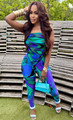 Lagoon Scarf Top