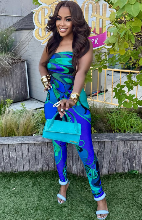 Lagoon Scarf Top