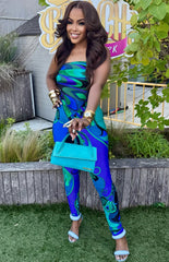 Lagoon Scarf Top