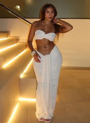 Knotted Skirt Set