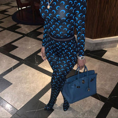 Moon Pants Set Blue