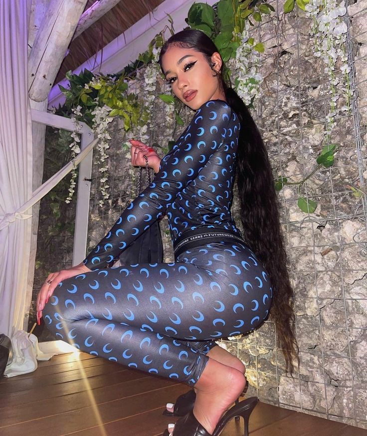 Moon Pants Set Blue