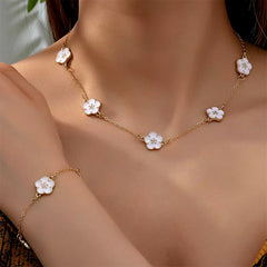 White Flower Jewelry