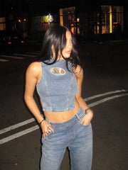 Dylan Denim Tank Top