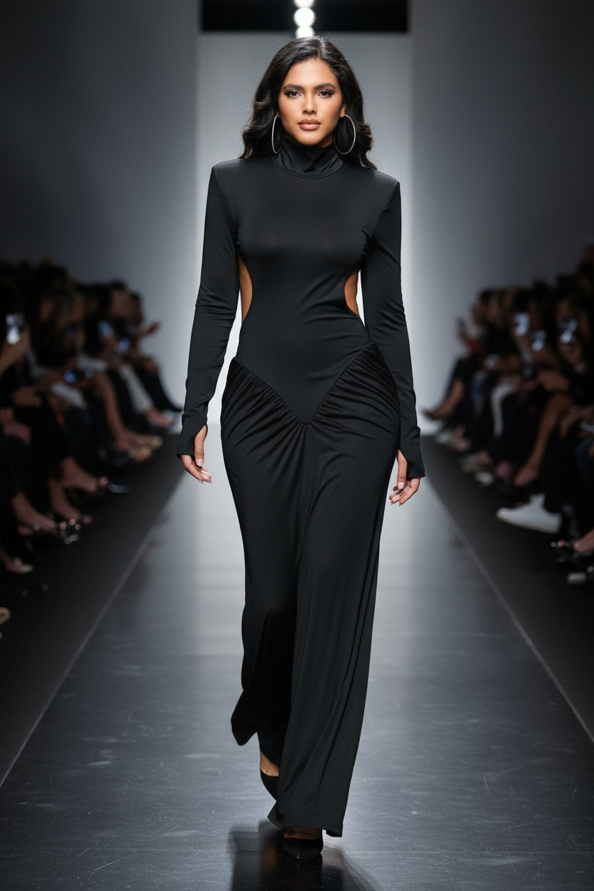 Corine Backless Maxi Dress