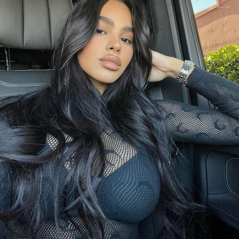Crescent Mesh Top