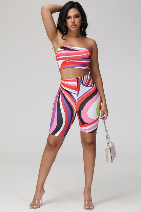Flower Bomb Short Set
