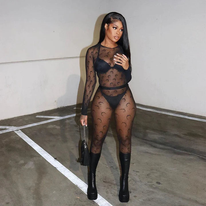 Moon Mesh Pant Set