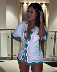 Casa Silk Button Up