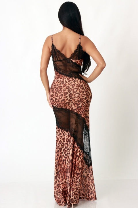 Miss Leopard Maxi Dress