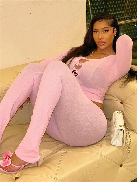 Pretty In Pink Pant Set